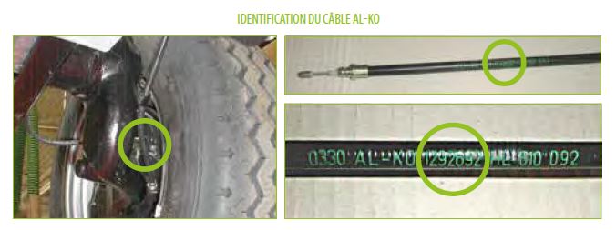 AL-KO - identification câble CC