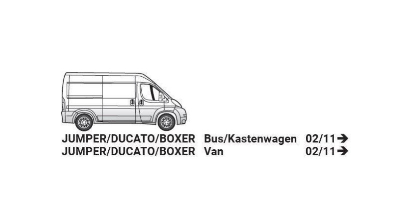 Faisceau d'attelage Fourgon Fiat X250/290 à partir de 02/2011 - Faisceau d'attelage