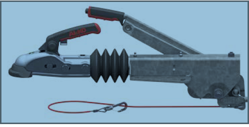 1251911 Commande de freinage en V 90S/3 AK161 - 450/1000 kg - Commande de freins