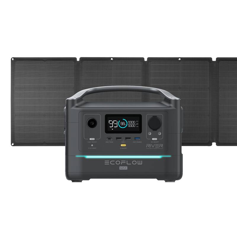 PACK RIVER MAX + 2 X PANNEAU SOLAIRE 110W - Stations électriques portables
