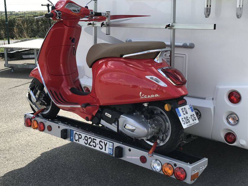 Porte-Moto Edicar 150 kg - gris - Porte moto EDICAR
