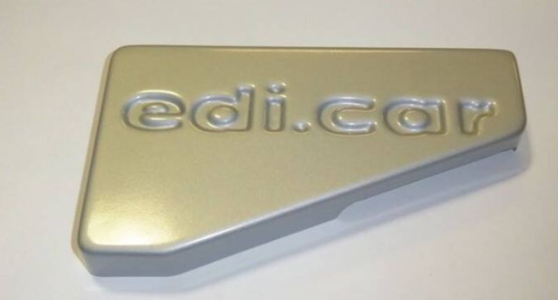 Flasque cache gris droit pour porte-moto Edicar - Porte moto EDICAR