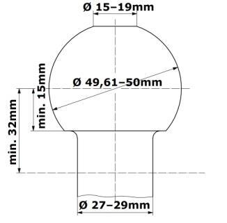 GDW - boule porte velo model Y