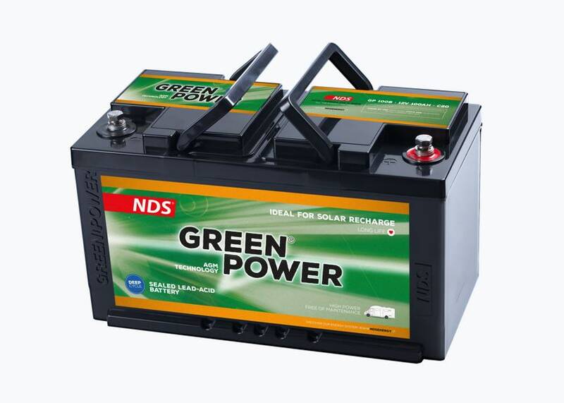 Batterie NDS Green Power 100 Ah (DUCATO) - GreenPower - Batterie AGM