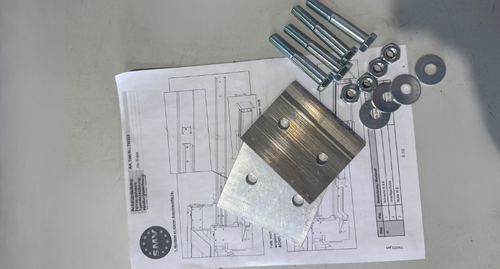 KIT ADAPTATEUR POUR MONTAGE SURFACE NON LISSE - Béquilles SMV