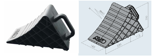 1213314 Cale type UK 46 K avec poignée extérieure - Autres accessoires