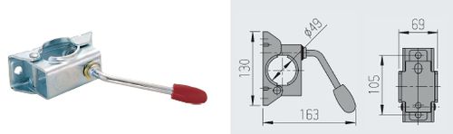 205318 Copie de Collier D48 à visser - Colliers pour roues jockey