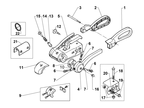 1220757 Coupelles de friction AV/AR pour AKS3004 (pour ETI 811342) - Pièces détachées et Accessoires