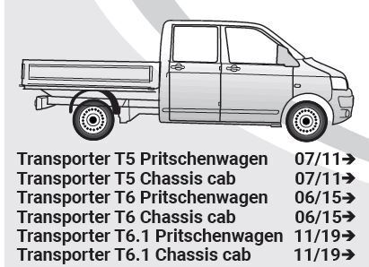 Faisceau d'attelage Volkswagen T5 / T6 / T6.1 châssis cabine (préparation) à partir de 07/11 - Faisceau d'attelage