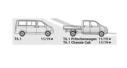 Faisceau d'attelage Volkswagen T6.1 (préparation) à partir de 11/2019 - Faisceau d'attelage