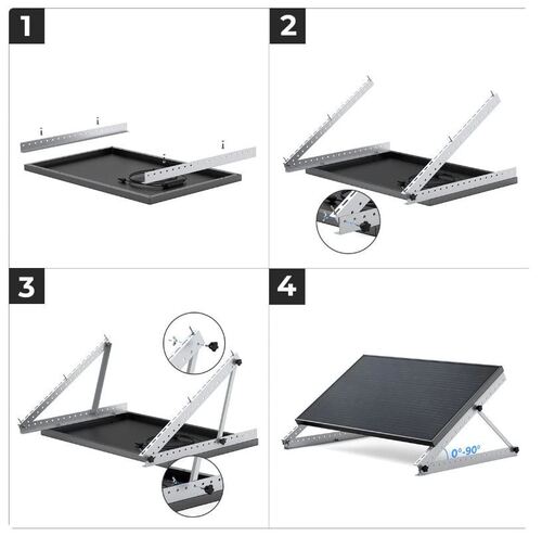 SUPPORT DE MONTAGE INCLINABLE PANNEAU SOLAIRE - accessoires