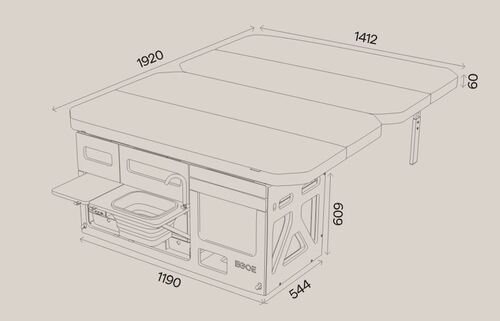 NESTBOX ROAMER 500 - NESTBOX EGOE - Malle de voyage amovible