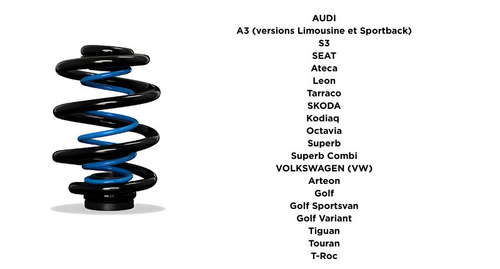 AUDI/SEAT/SKODA/VOLKSWAGEN - à partir de 04/2012 (selon le véhicule) - VOLKSWAGEN