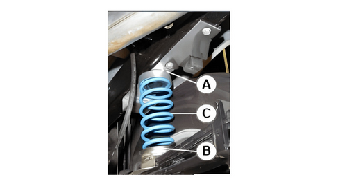 RESSORTS ARRIERES - NISSAN - Navara - 4WD -  de 07-2005 à 05-2015 - NISSAN