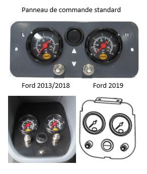 MAD - Châssis cabine - TRACTION, roues simples, incl. essieu renforcé à partir de 01/2000 - FORD