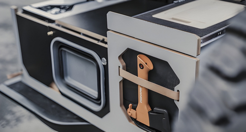 Hachette de camping et son étui - Accessoires Nestbox