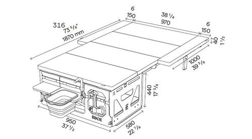 NESTBOX SUPERTRAMP 300 - NESTBOX EGOE - Malle de voyage amovible