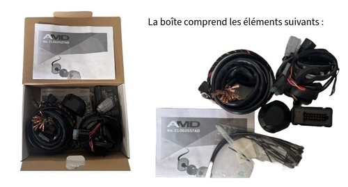 Base + Rallonges Ford de 06/2016 à 05/2019 - Attelage Ford Transit