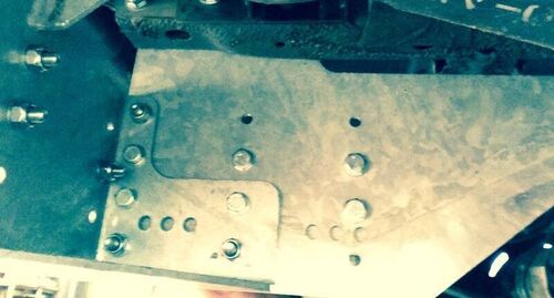 Base + rallonges Ford V185 Plancher cabine - Attelage Ford Transit