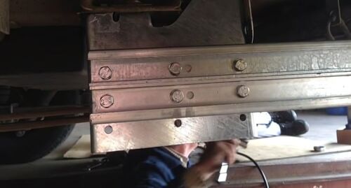 Base + rallonges Fiat X244 - X230 châssis normal - Attelage pour camping-car : Fiat.