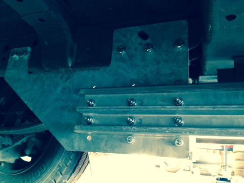 Base + rallonges Ford V185 Plancher cabine - Attelage Ford Transit