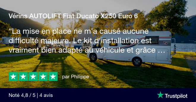 Trustpilot - AVIS vérins autolift éléctriques