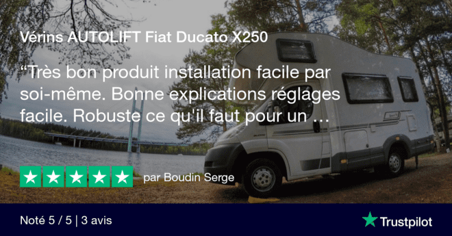 Trustpilot - AVIS vérins autolift